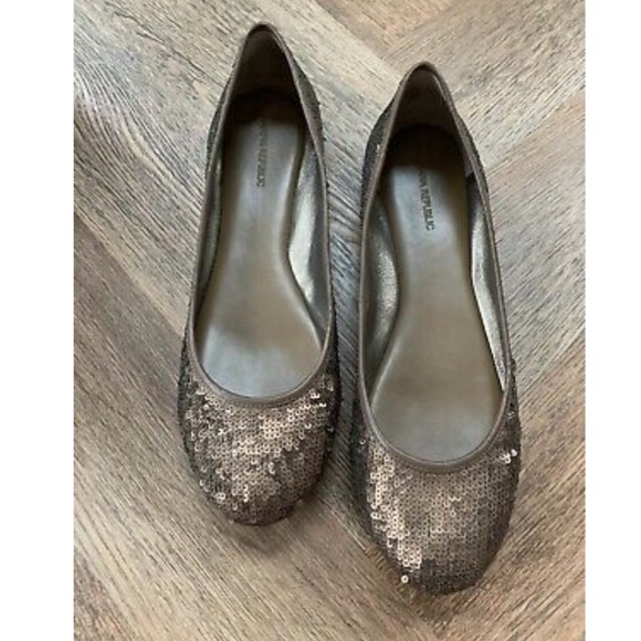 Banana Republic Shoes - Banana Republic Ballet Flats size 11 Vintage Brass